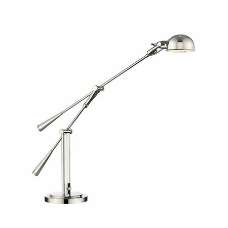 Z-LITE Grammercy Park Table Lamp, 1-Light, 10 In.W x 37.75 In.L x 51.75 In.H, Polished Nickel 741TL-PN